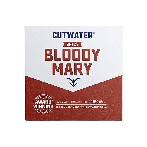 Order Cutwater Spicy Bloody Mary RTD (4PKC 12 OZ) 116302 food online from Bevmo! store, Emeryville on bringmethat.com