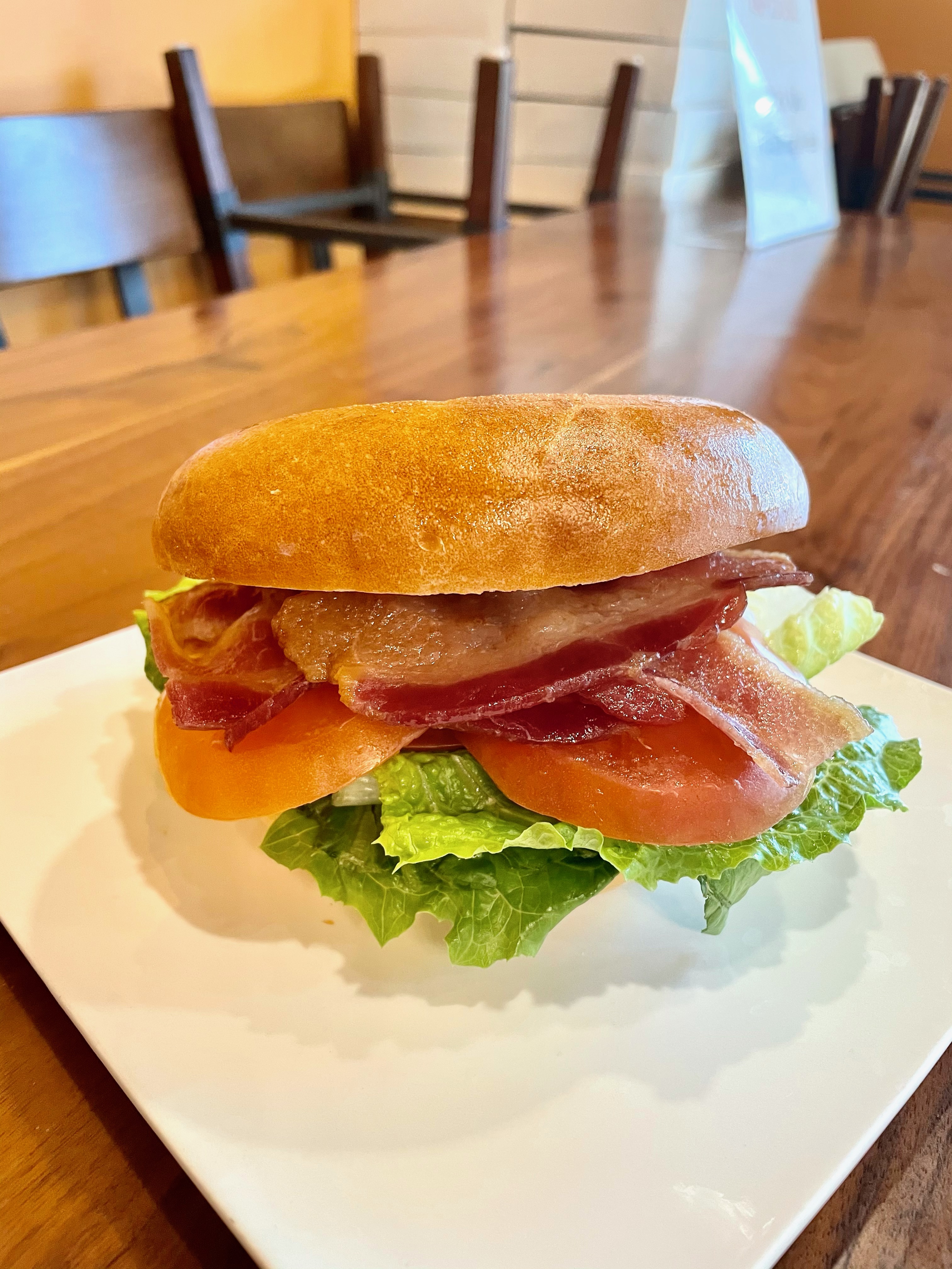 Order BLT Sandwich food online from Bageloo store, Diamond Bar on bringmethat.com