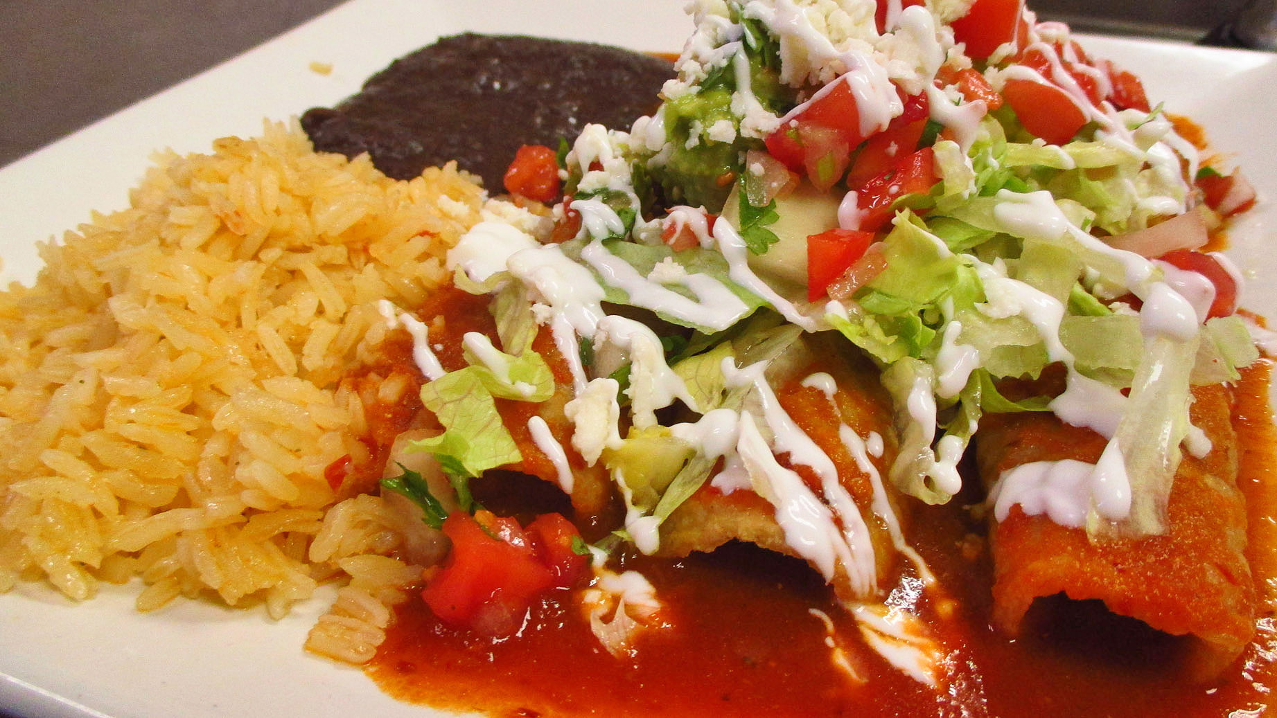 Order Enchiladas de queso  food online from Taco Town store, Pittsburgh on bringmethat.com