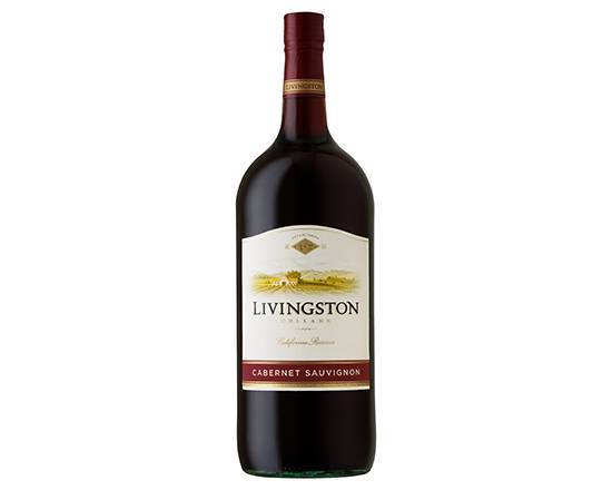 Order Livingston Cellars Cabernet Sauvignon, 1.5L red wine (11.5% ABV) food online from Signal Liquor store, Signal Hill on bringmethat.com