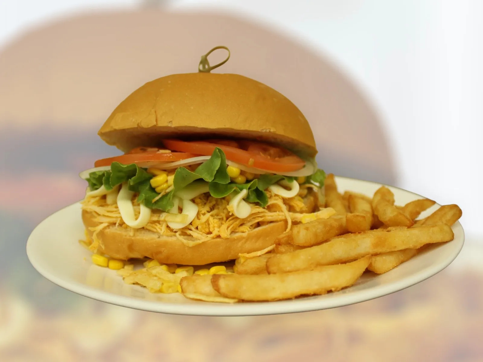 Order X-Catupiry Burger food online from Padaria Brasil store, Framingham on bringmethat.com