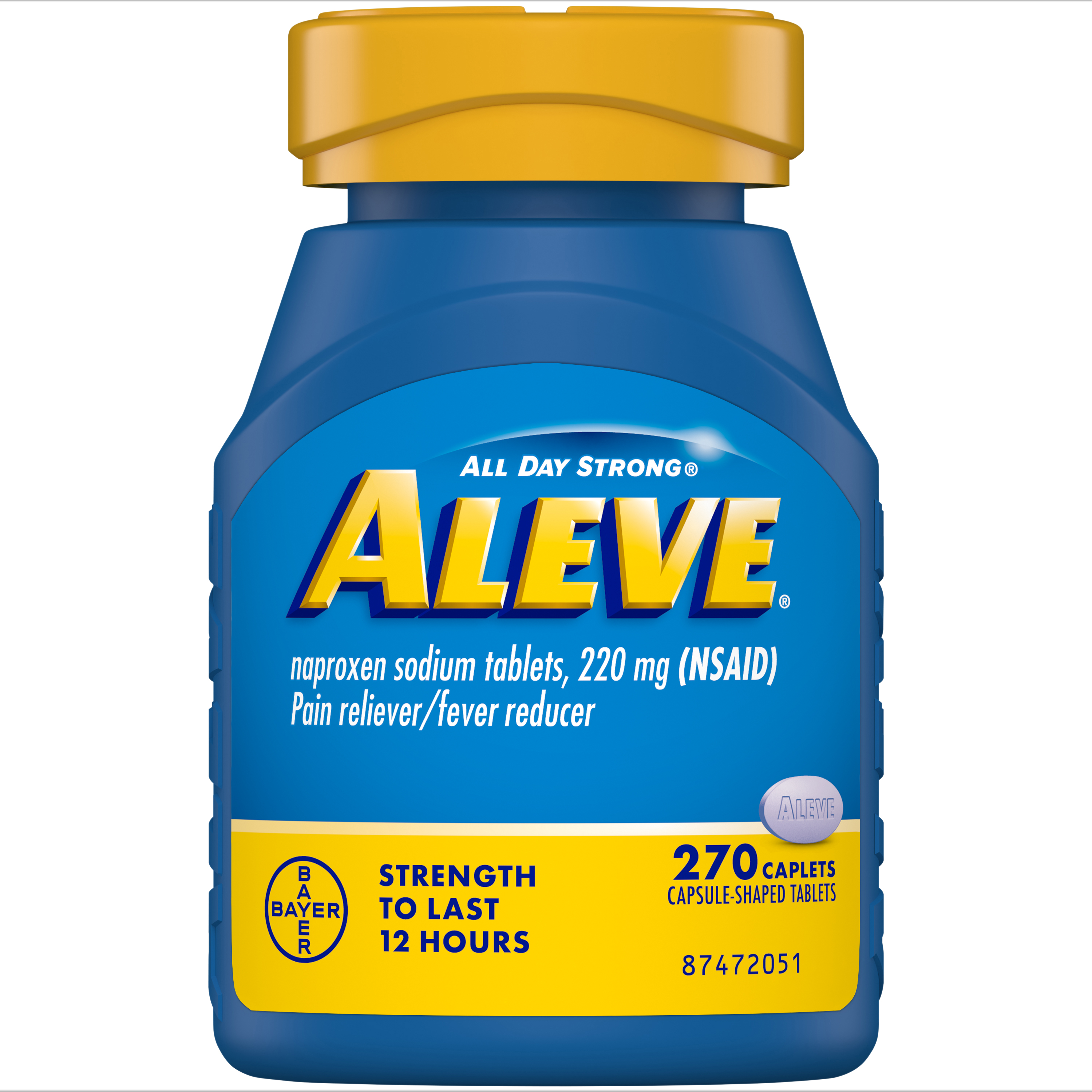 Order Aleve Pain Reliever & Fever Reducer Caplets, 220mg - 270 ct food online from Rite Aid store, CORNING on bringmethat.com