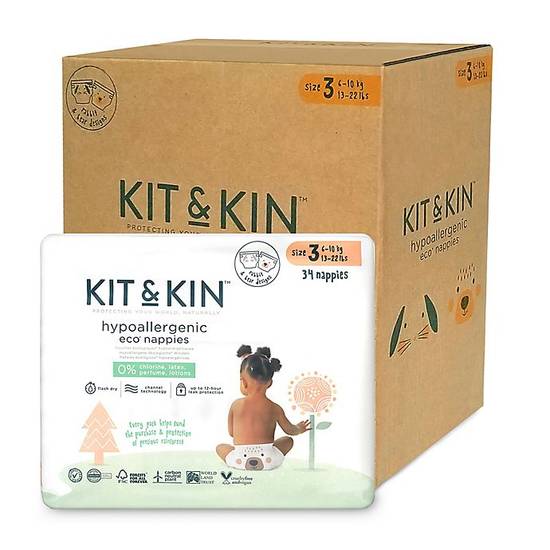 Order Kit & Kin™ Hypoallergenic Size 3 136-Count Disposable Diapers food online from Buybuy Baby store, Whitehall on bringmethat.com