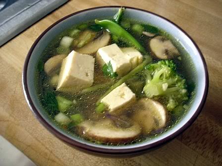 Order 216. Quart of Tofu with Vegetables Soup food online from Iron Chef store, Phoenix on bringmethat.com