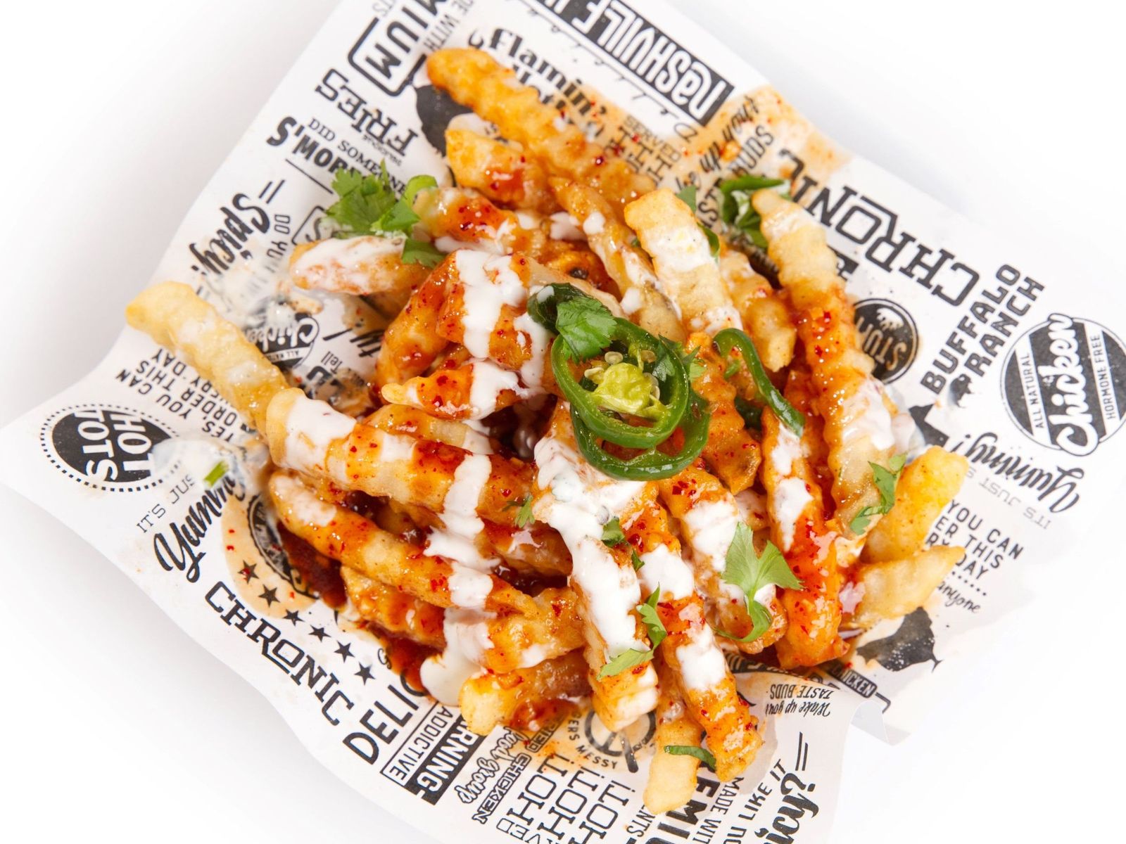 Order Maple Sriracha Fries food online from Urban Bird Hot Chicken store, Katy on bringmethat.com