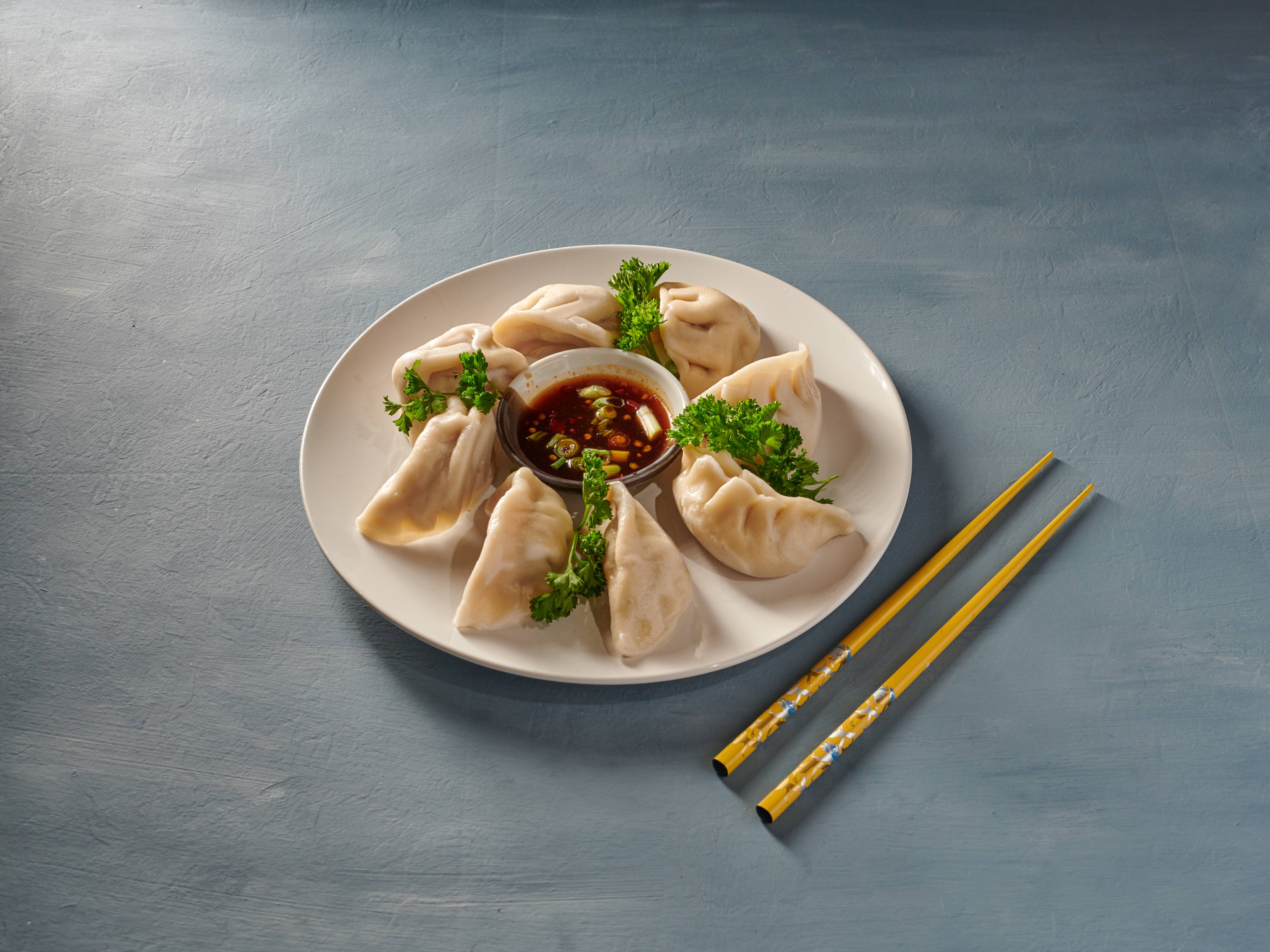 Order 11. Dumplings ( 8 ) food online from Hong Kong store, Washington on bringmethat.com