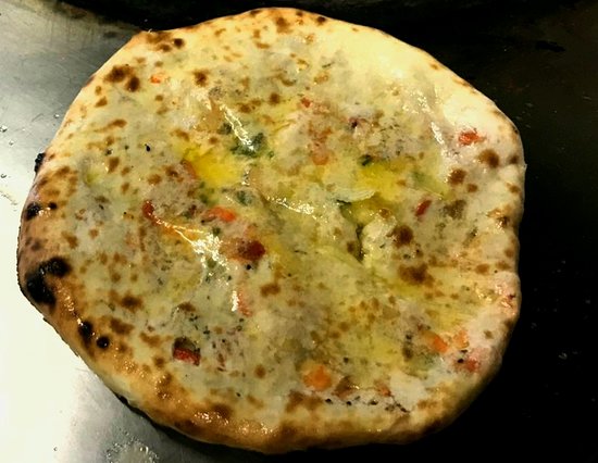 Order Chicken and Cheese Naan food online from Great Himalayan Indian Cuisines store, Moore on bringmethat.com