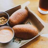 Order Baron’s Mini Corn Dogs Lunch food online from Encontro North Park store, San Diego on bringmethat.com