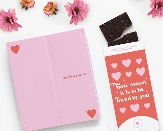 Order Chocolate Card - How Sweet It Is to be Loved By You food online from Lb Cake Stop store, Baldwin Park on bringmethat.com