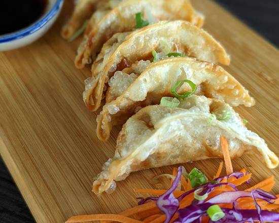 Order Pot Sticker (6 pcs) food online from Ruk Sushi & Thai store, Chicago on bringmethat.com