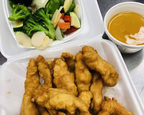 Order Honey Chicken food online from Wok On Fire store, Austin on bringmethat.com