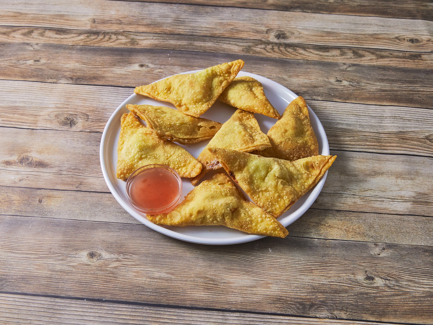 Order 11. Crab Rangoon food online from Chop Suey King Chinese Rest store, Chicago on bringmethat.com