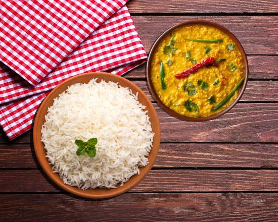 Order Dal Tadka Rice Bowl food online from Bowl-O-India store, Marietta on bringmethat.com