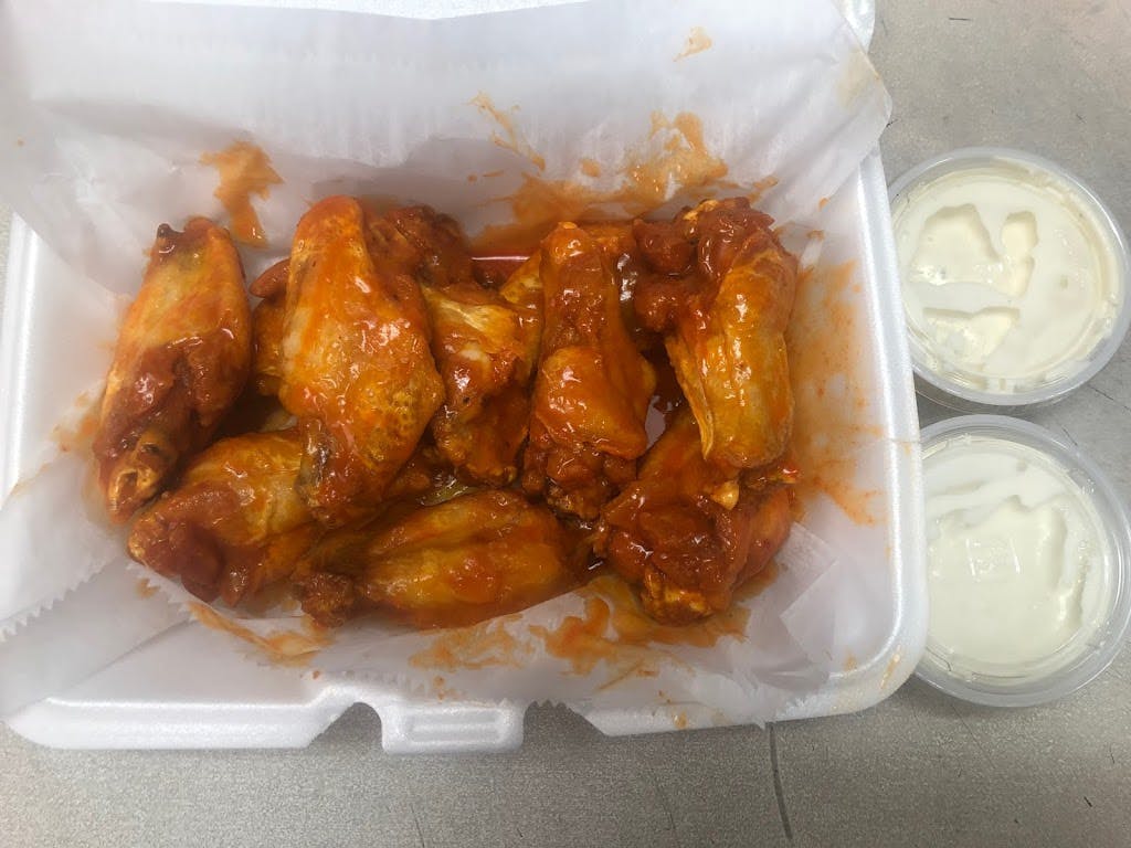 Order Buffalo Wings - 5 Pieces food online from A-1 Pizza store, Hartford on bringmethat.com