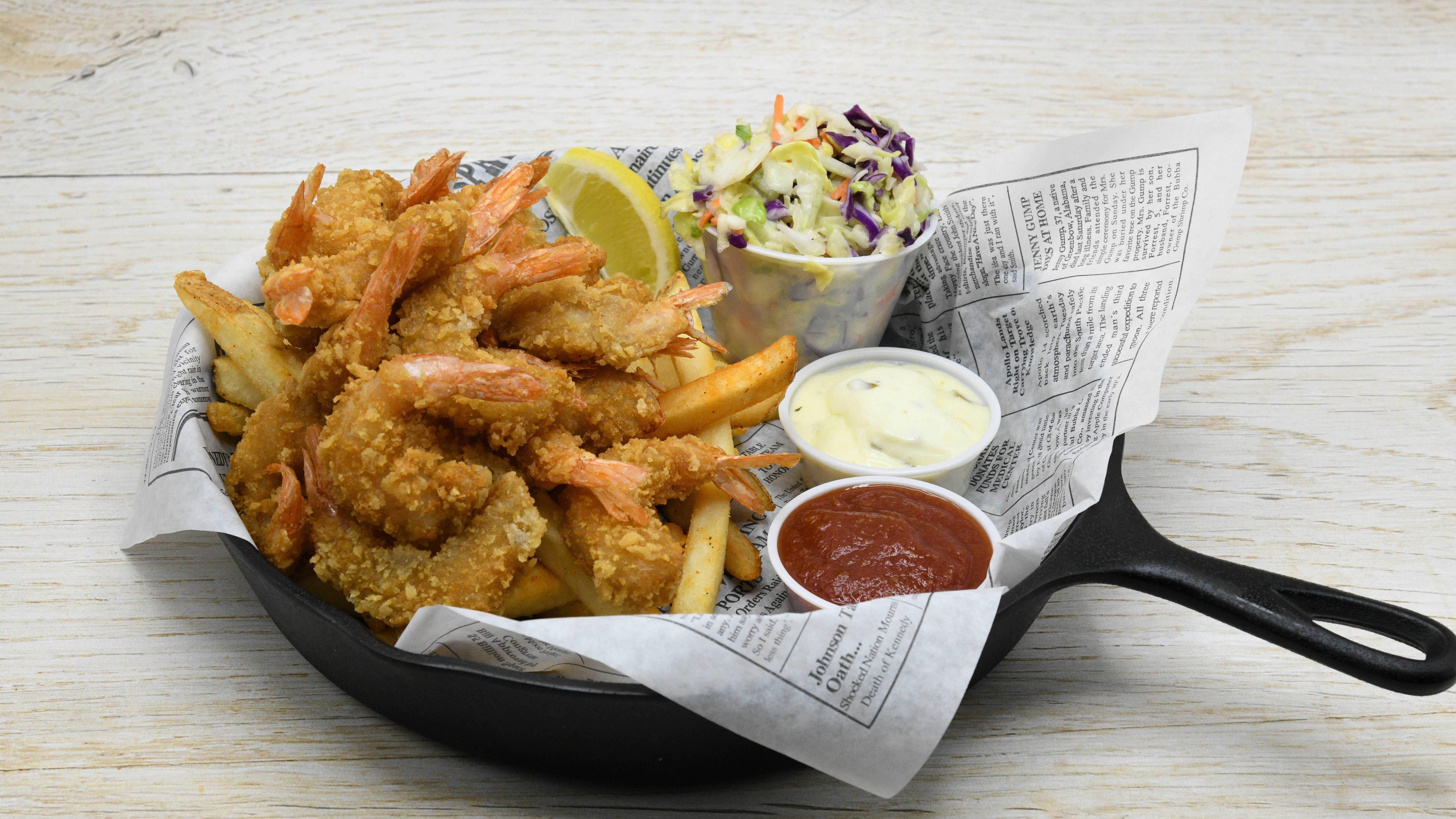 Order Mama Blue's Southern Fried Shrimp food online from Bubba Gump Shrimp Co. Restaurant & Market store, Anaheim on bringmethat.com