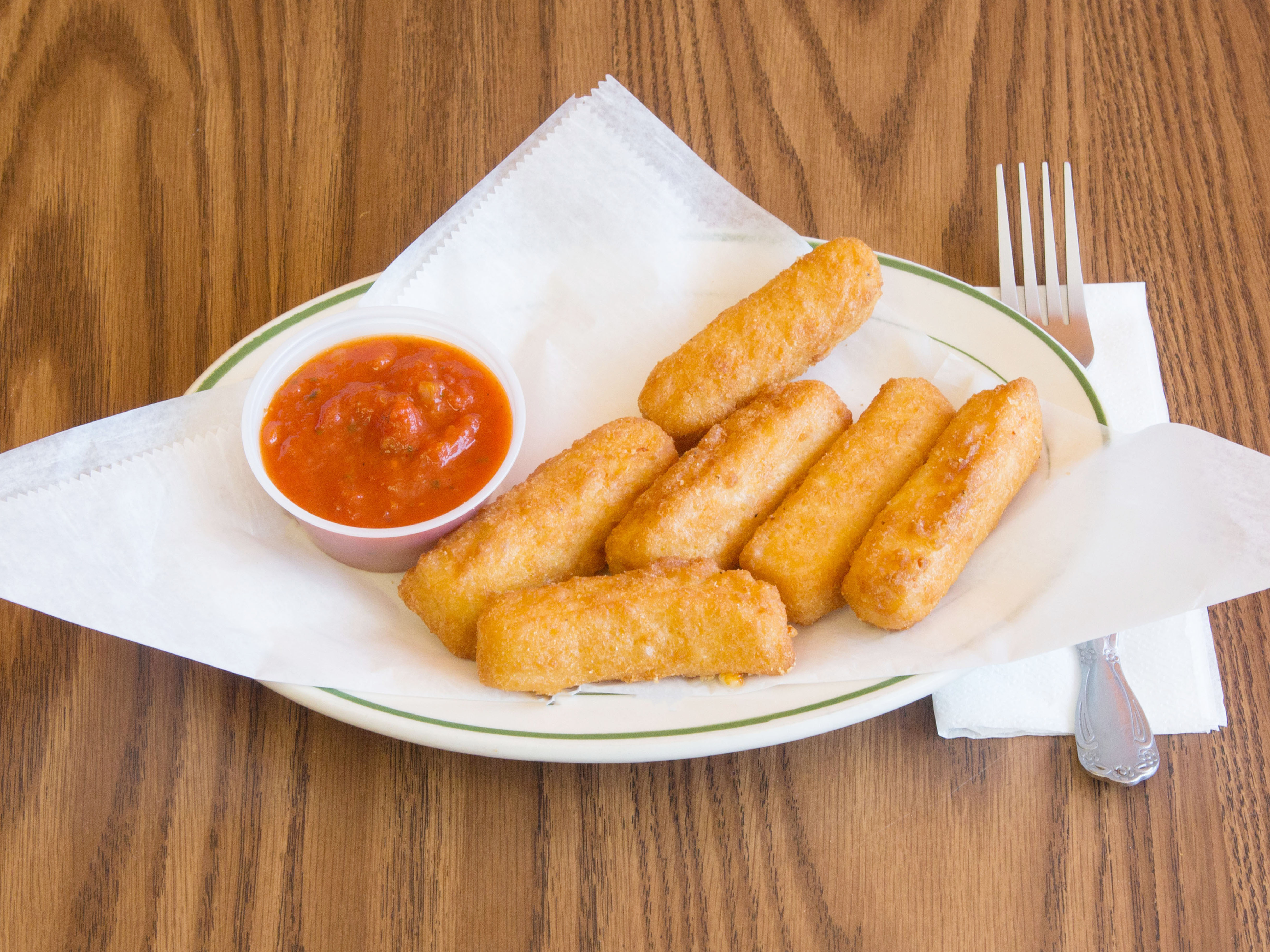 Order Mozzarella Sticks food online from Pizza Towne store, Westfield on bringmethat.com
