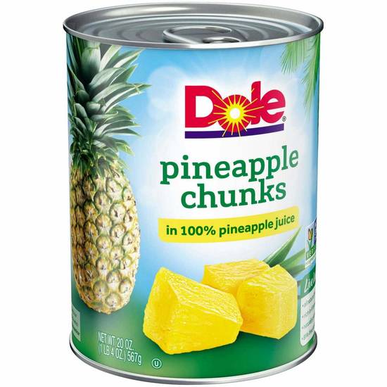 Order Dole Pineapple Chunks food online from IV Deli Mart store, Goleta on bringmethat.com