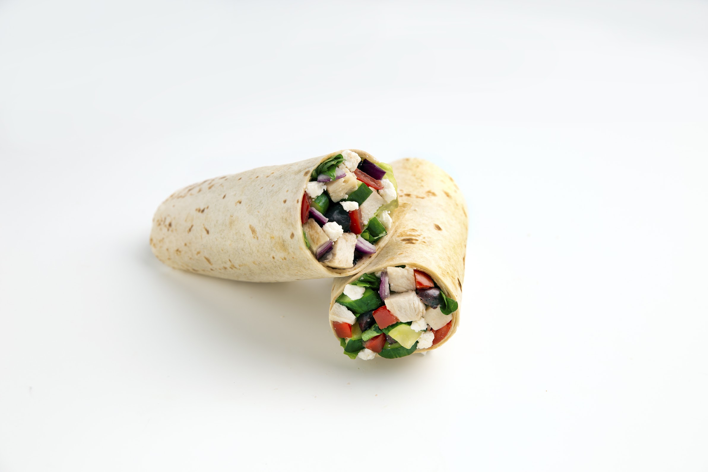 Order Classic Greek Salad Wrap food online from Saladworks store, West Grove on bringmethat.com