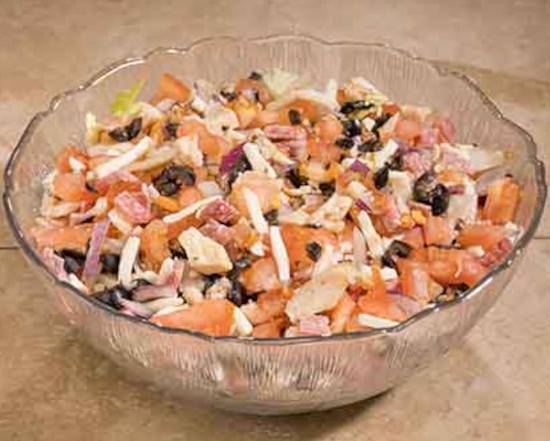 Order Chopped Salad food online from Abby Legendary Pizza store, Yakima on bringmethat.com