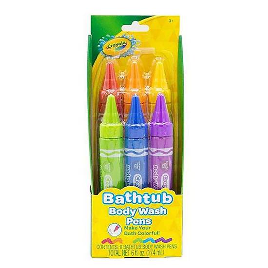 Order Crayola® 6-Pack Body Wash Bathtub Pens food online from Bed Bath & Beyond store, St. Peters on bringmethat.com
