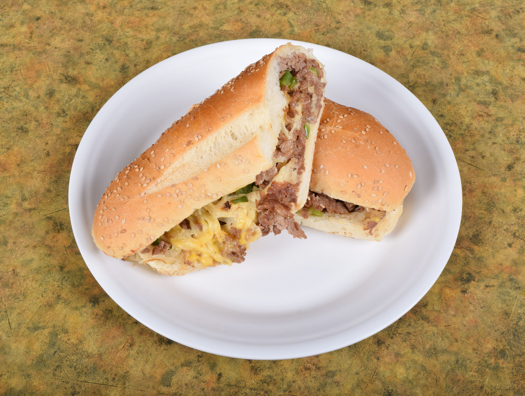 Order Philly Cheesesteak Sandwich food online from Midway Villaroma store, New Windsor on bringmethat.com