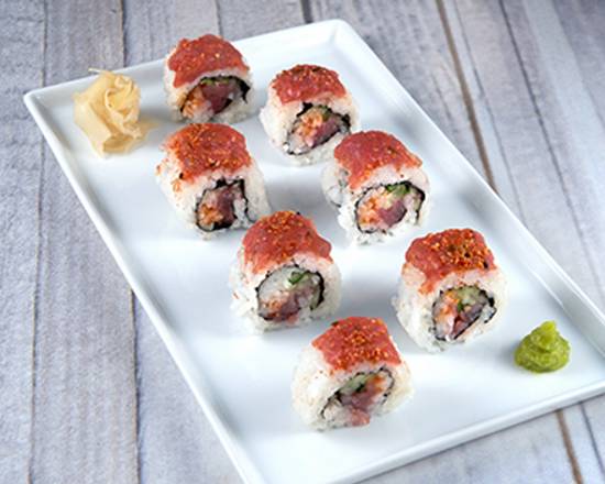 Order Spicy Yellow Fin Tuna Roll food online from Portland City Grill store, Portland on bringmethat.com