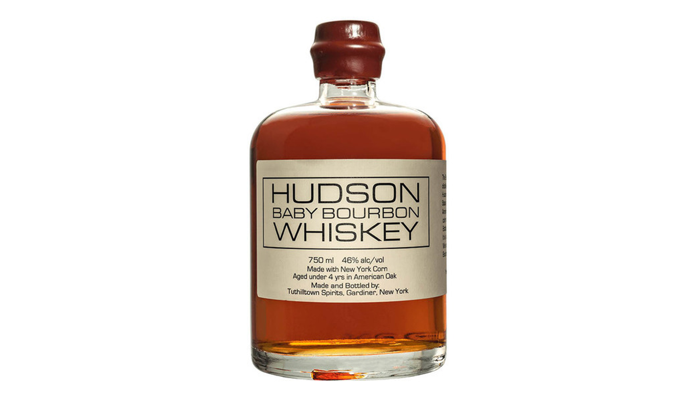 Order Hudson Baby Bourbon Whiskey 750mL food online from Reyes Adobe Liquor & Jr Market store, Agoura Hills on bringmethat.com