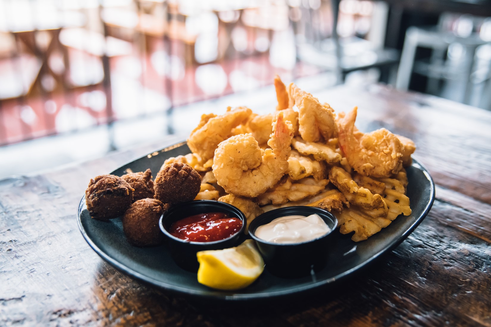 Order Fried Jumbo Shrimp food online from Walk-On's Bistreaux & Bar - Waco store, Woodway on bringmethat.com