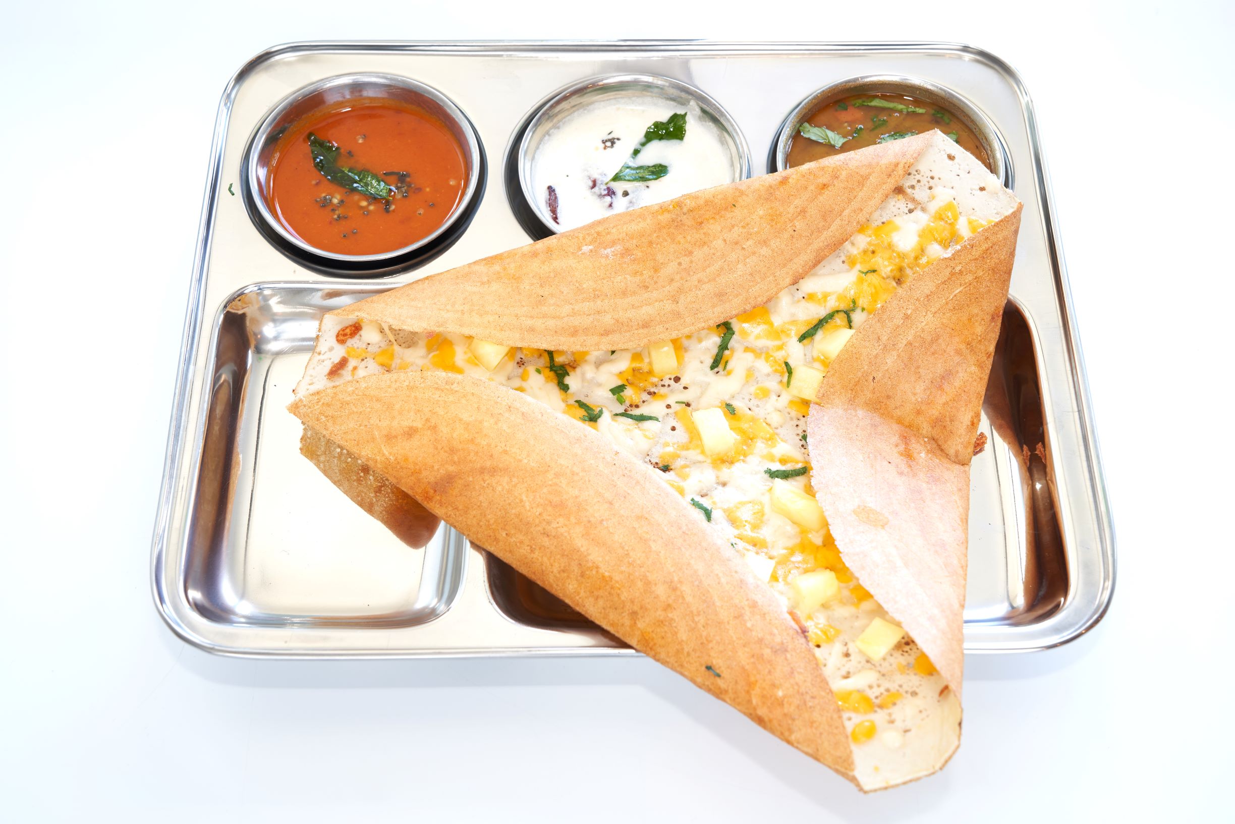 Order Kids Cheese Dosa food online from Annapurna Grill store, Pasadena on bringmethat.com