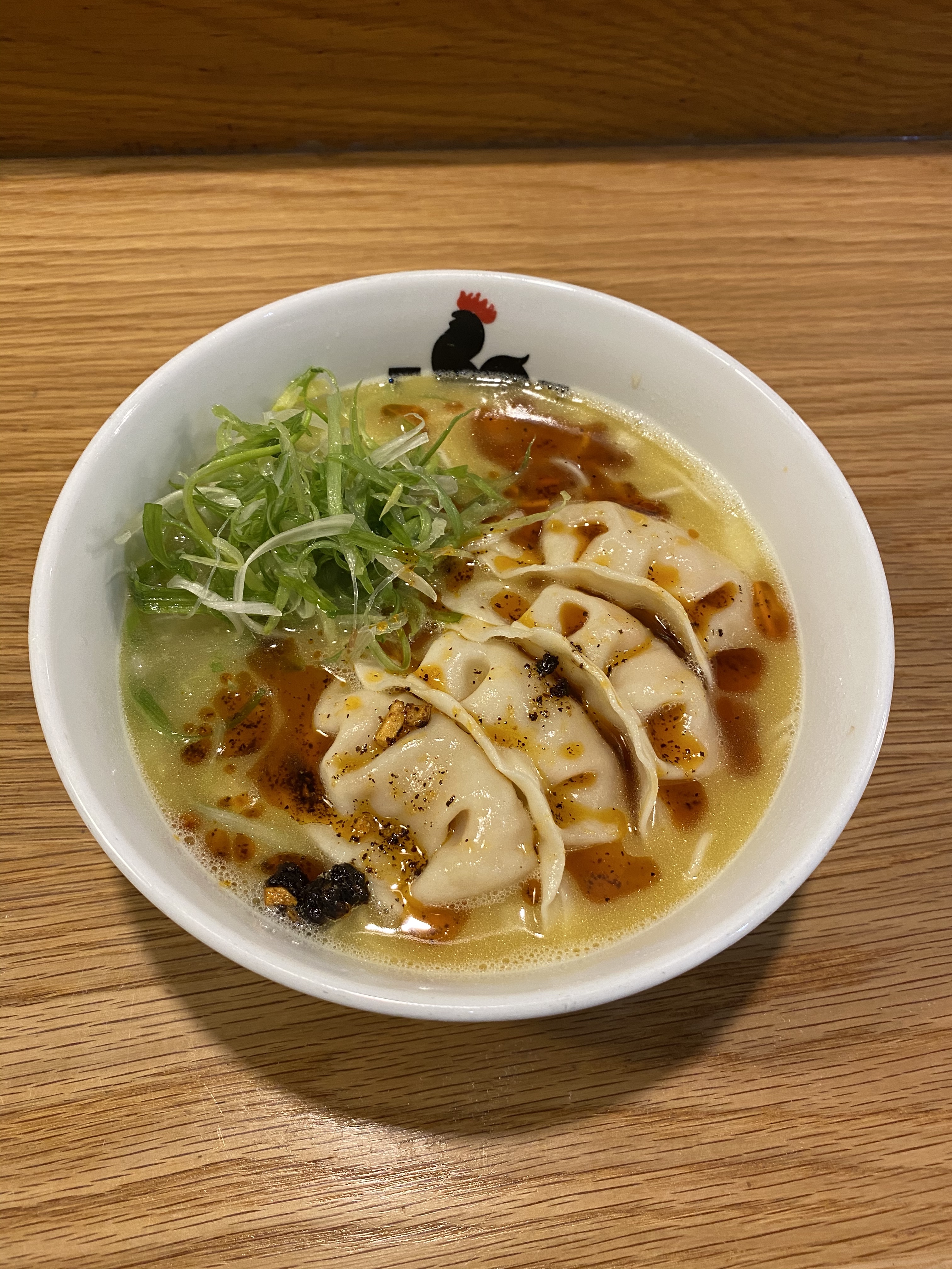 Order Spicy Gyoza Paitan food online from Totto Ramen Midtown East store, New York on bringmethat.com