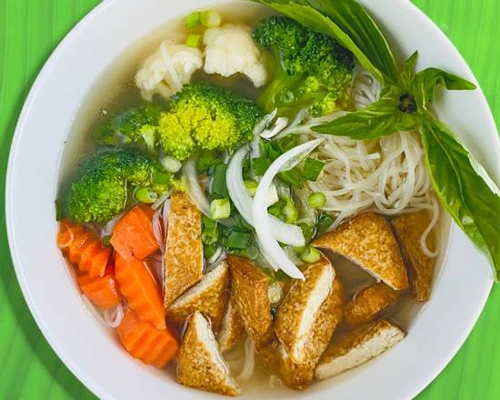 Order Vegetarian pho w/Tofu food online from Pho D'licious store, Fargo on bringmethat.com