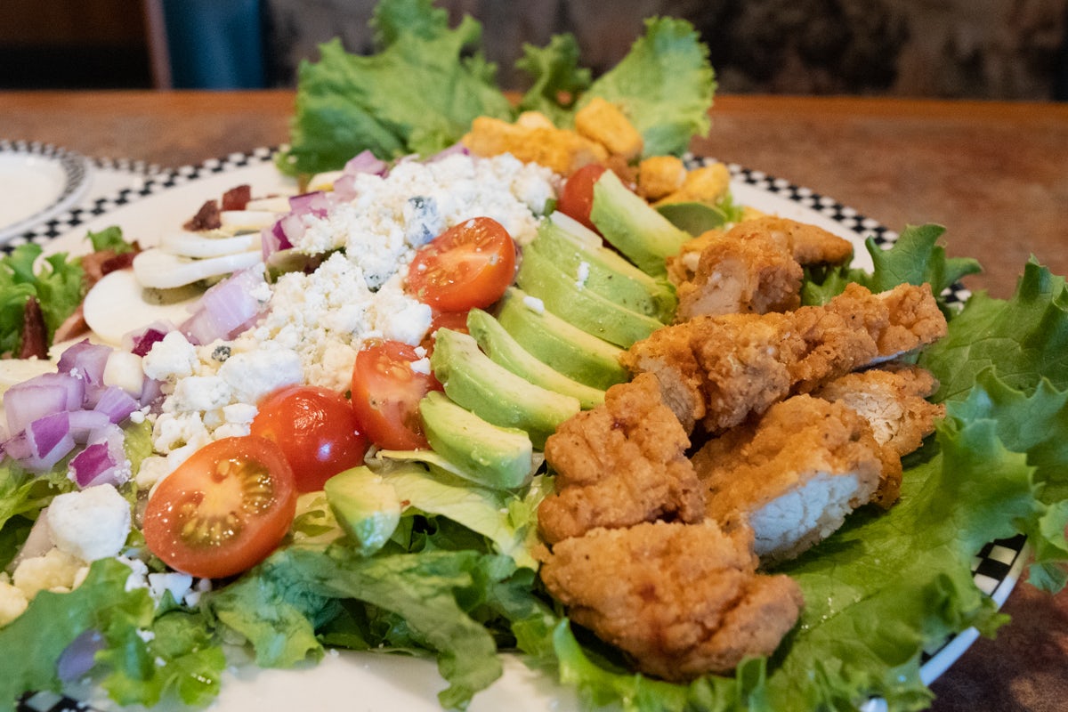 Order Crispy Chicken Cobb Salad food online from Black Bear Diner store, Washington on bringmethat.com