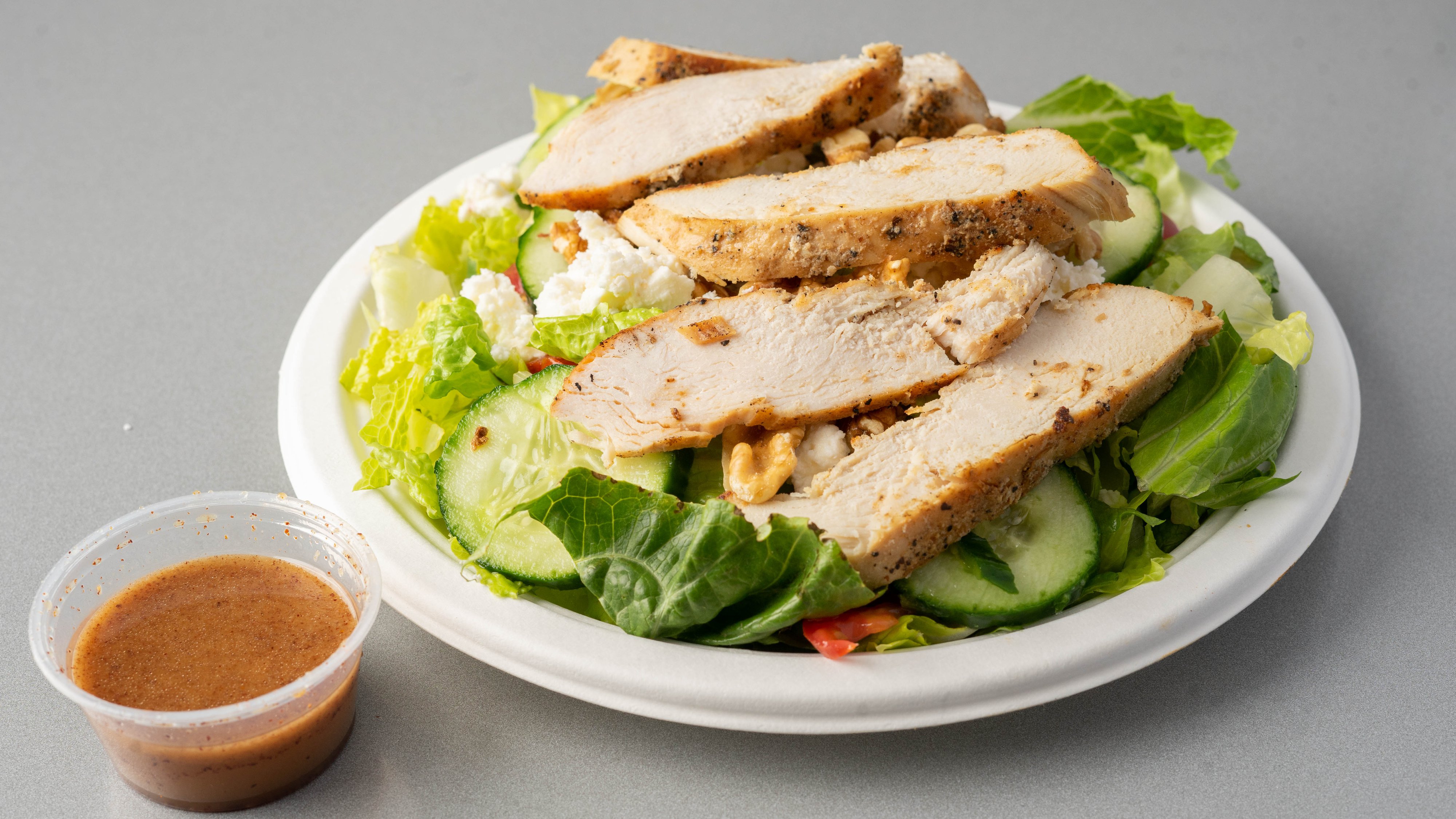 Order Protein Power Salad food online from Zaytoon Mediterranean Grill store, Greensboro on bringmethat.com