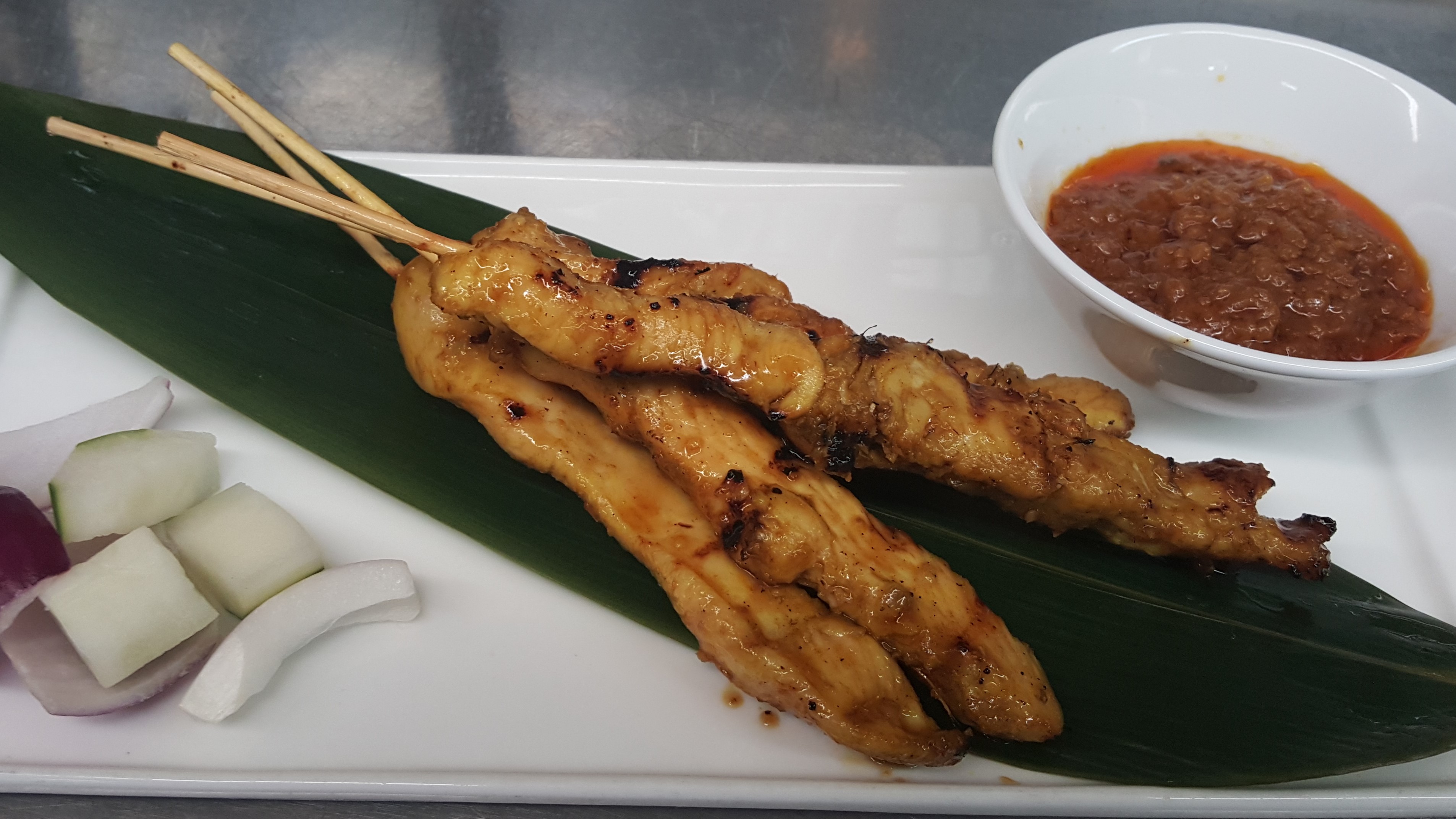 Order 7. Satay Chicken food online from Pinang store, Forest Hills on bringmethat.com