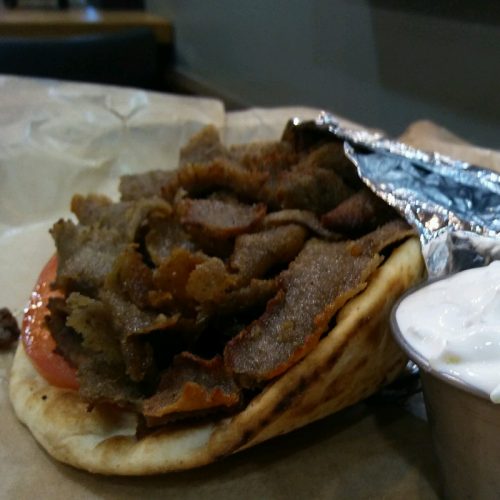 Order Gyro Sandwich food online from Stackhouse store, Dallas on bringmethat.com