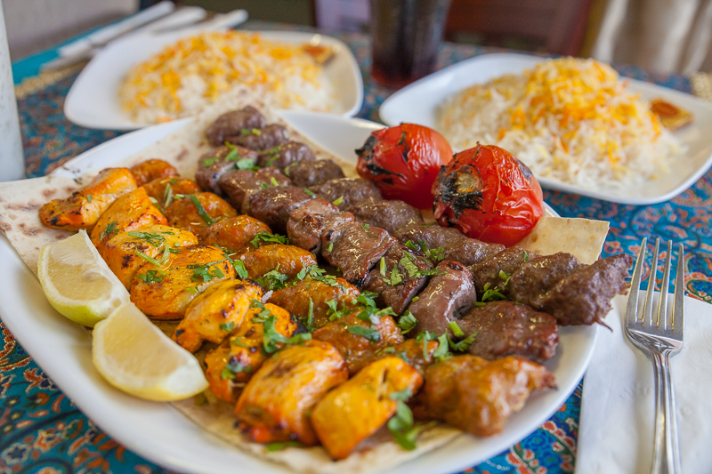 Order 16. House of Kabobs Special for 2 food online from House of Kabobs store, Sunnyvale on bringmethat.com