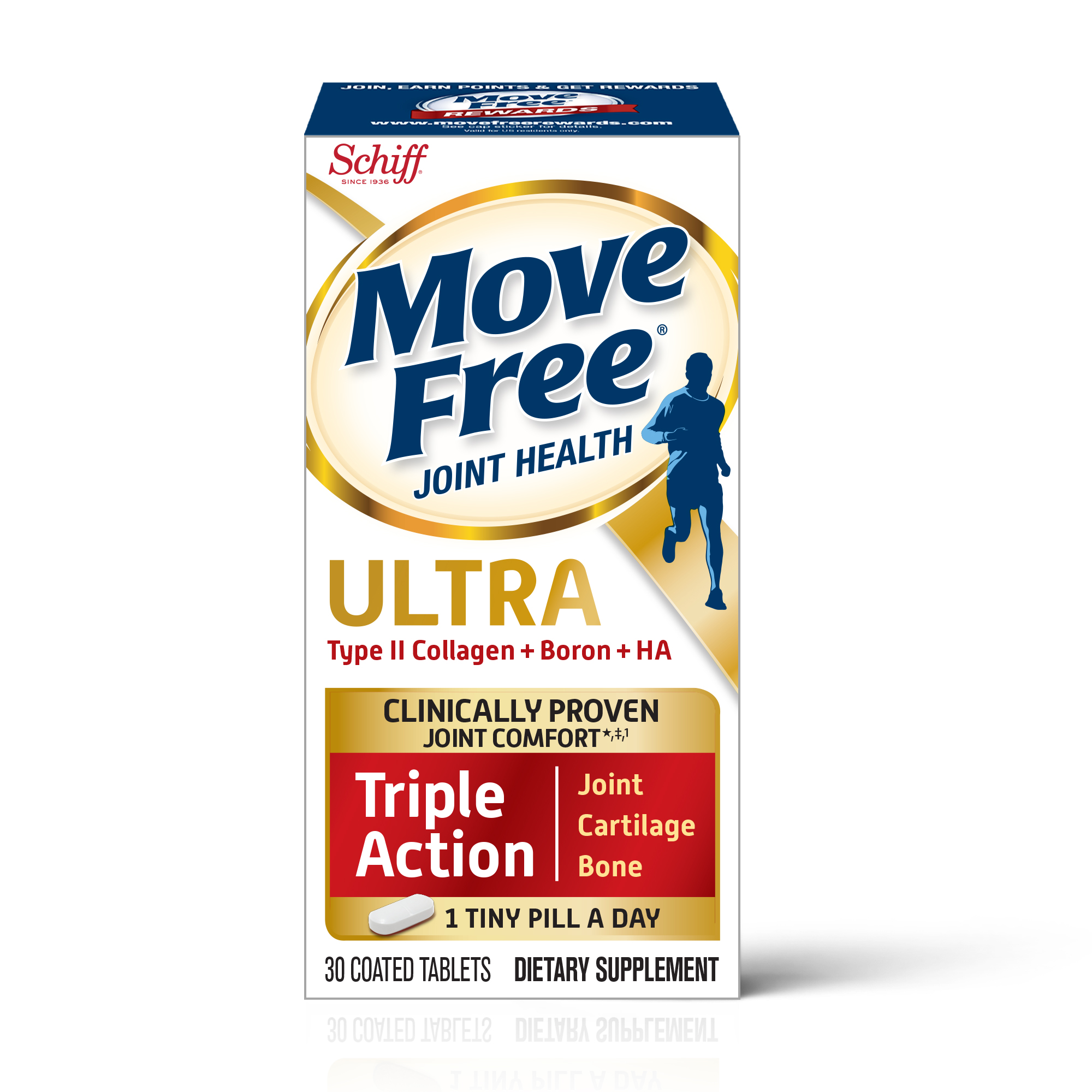 Order Move Free Ultra Triple Action Tablets - 30 ct food online from Rite Aid store, MILLER PLACE on bringmethat.com