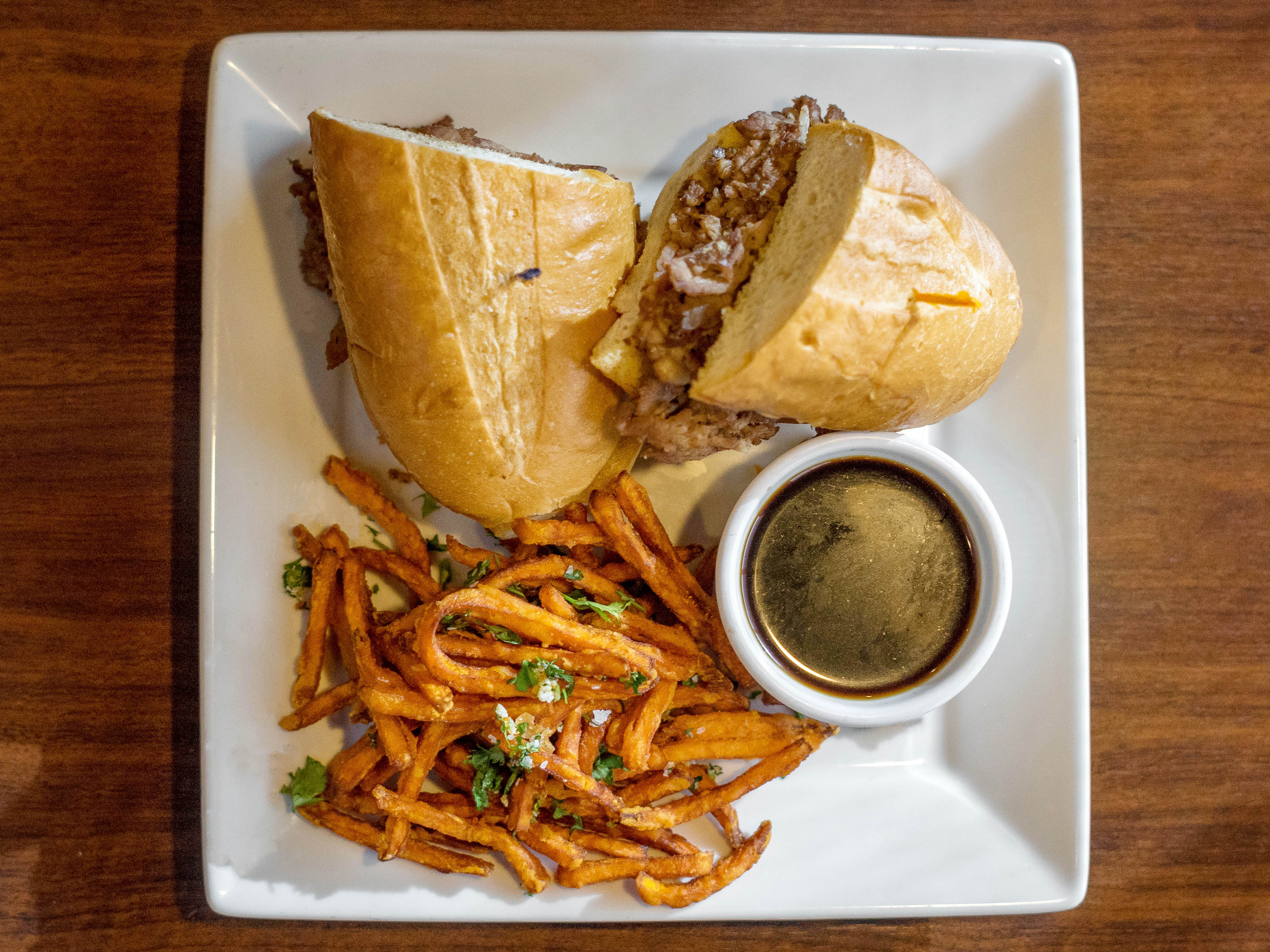 Order Prime Rib Dip food online from Black Horse Tavern and Grill store, Norco on bringmethat.com