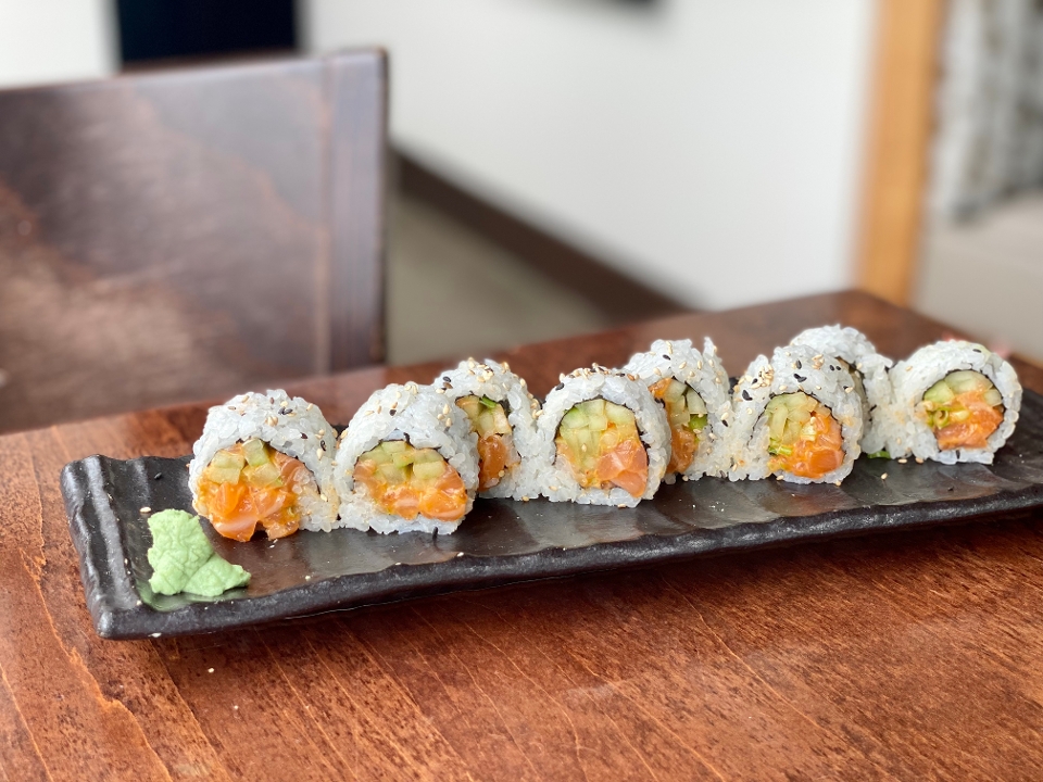 Order Spicy Salmon food online from Maru Sushi and Grill store, East Lansing on bringmethat.com