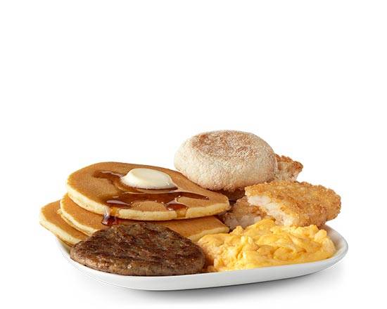 Order Big Breakfast with Muffin and Hotcake food online from Mcdonald's® store, PITTSBURGH on bringmethat.com