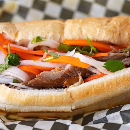 Order Five Spice Duck Banh Mi. food online from Saucy Porka store, Chicago on bringmethat.com