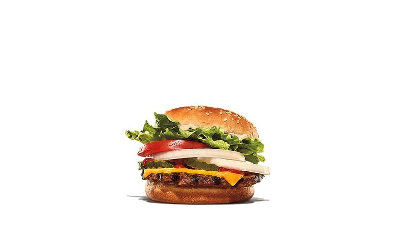 Order Whopper Jr With Cheese Sandwich food online from Burger King 29031 store, Fairport on bringmethat.com