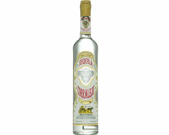 Order Corralejo Silver Tequila 80 proof 750ml food online from Sousa Wines & Liquors store, Mountain View on bringmethat.com
