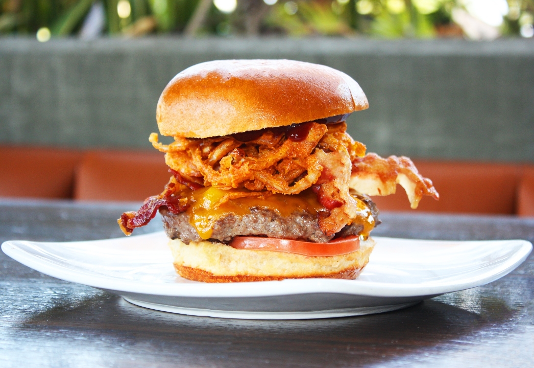Order BBQ Bacon Cheeseburger food online from Stacked: Food Well Built store, Huntington Beach on bringmethat.com