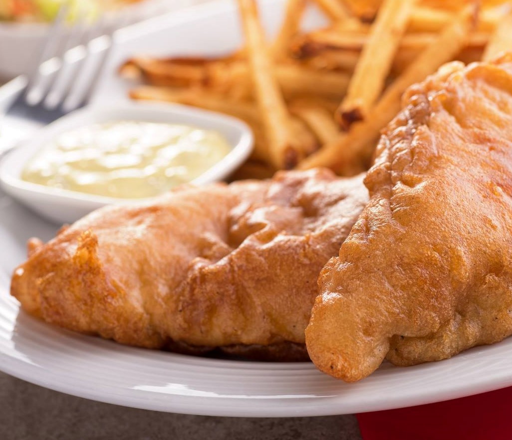 Order Fish and Chips food online from Recovery Sports Grill store, Rensselaer on bringmethat.com