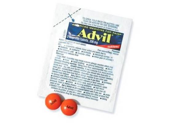 Order Advil Ibupofen 200mg (2pk) food online from Checkout Food Stores #47 store, Houston on bringmethat.com