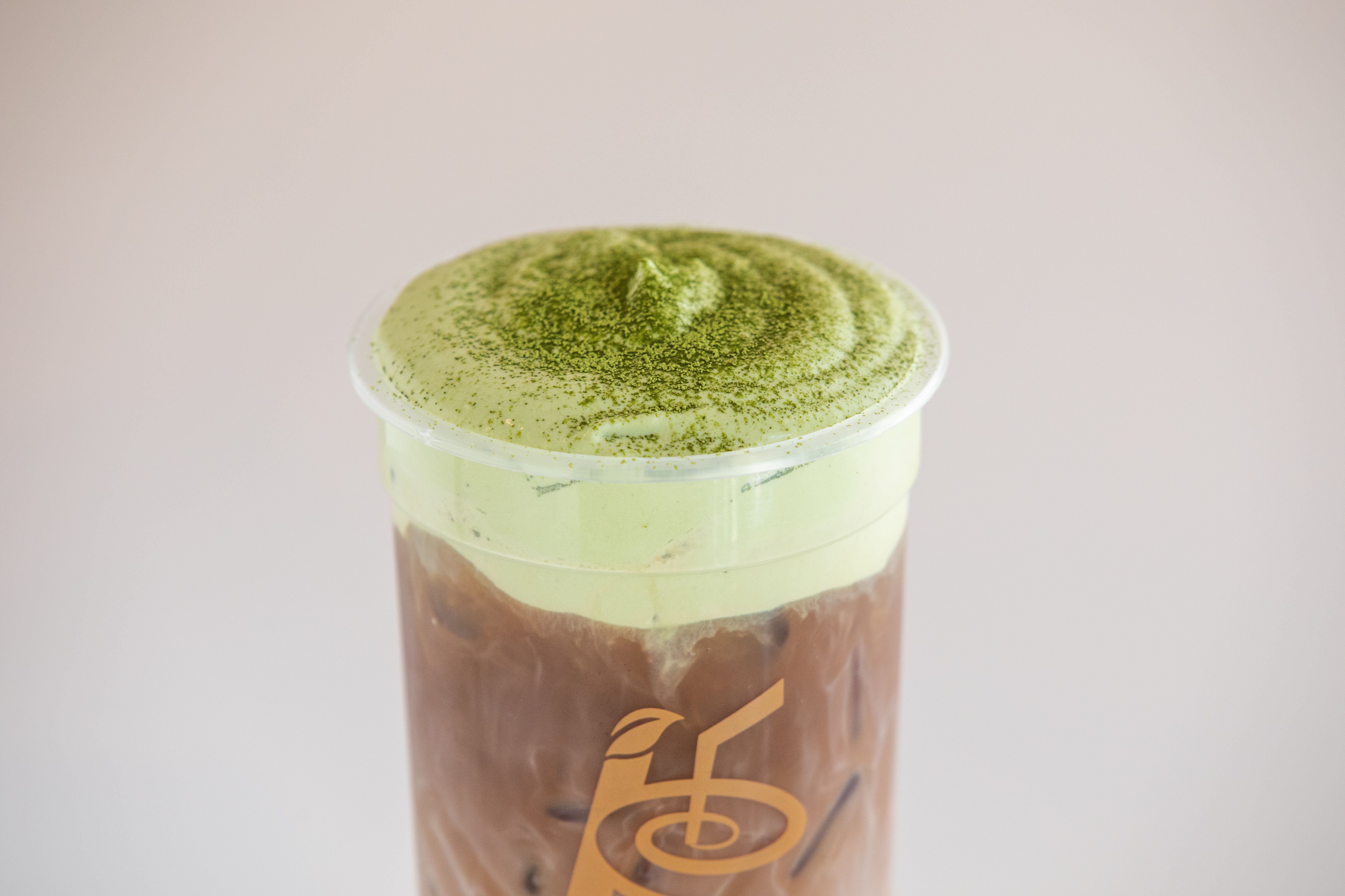Order Frothy Matcha Cappuccino food online from Koio Tea Shoppe store, Diamond Bar on bringmethat.com