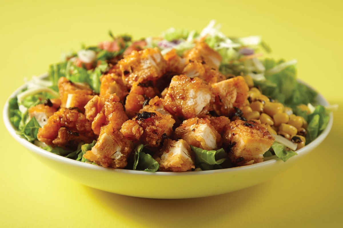 Order Nashville Hot Chicken Salad food online from Savage Burrito store, Brentwood on bringmethat.com