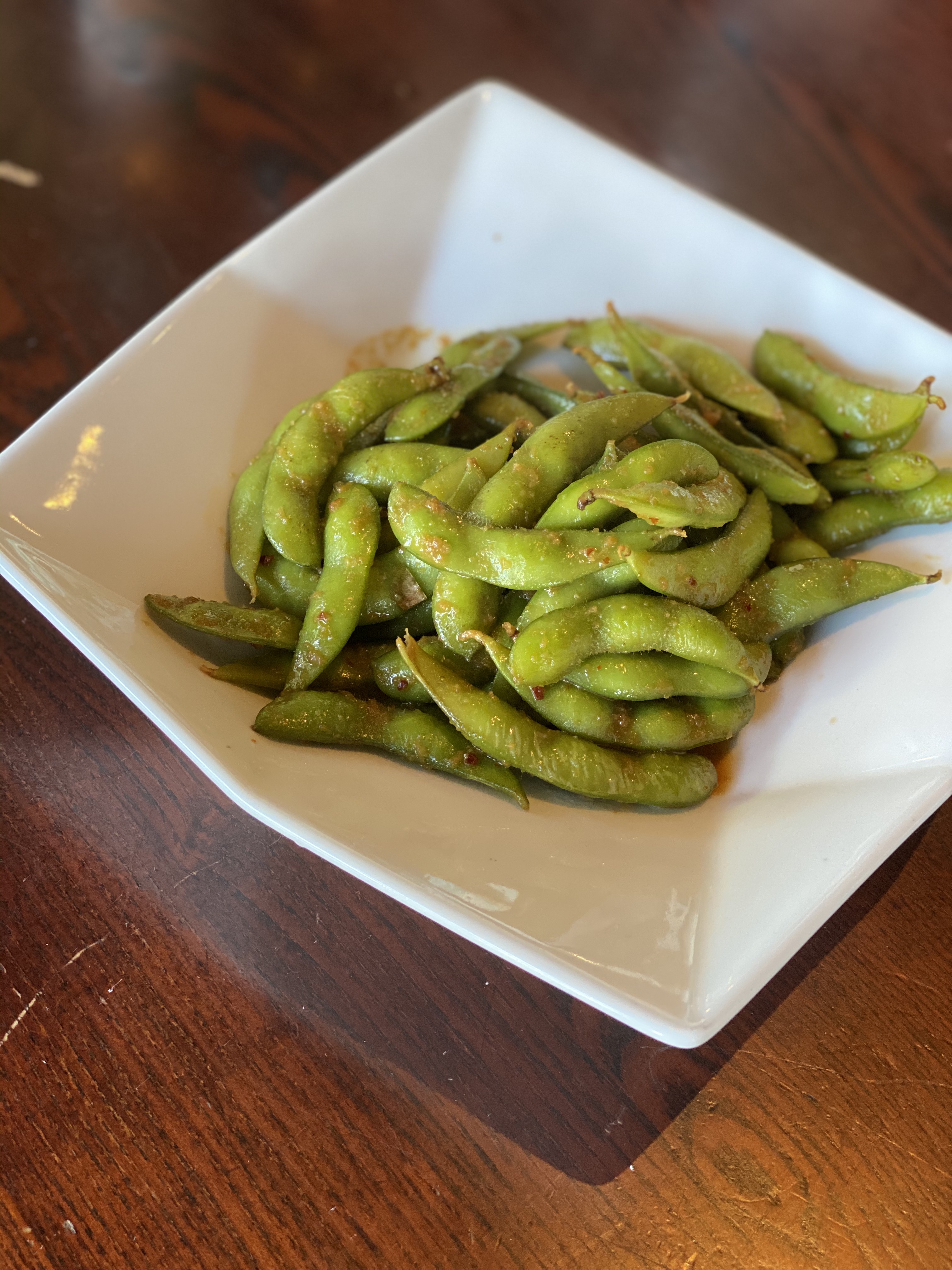 Order Garlic Edamame food online from Kanpai Japanese Sushi Bar and Grill store, Los Angeles on bringmethat.com