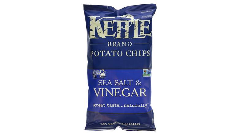 Order Kettle Sea Salt & Vinegar Chips food online from Trumbull Mobil store, Trumbull on bringmethat.com